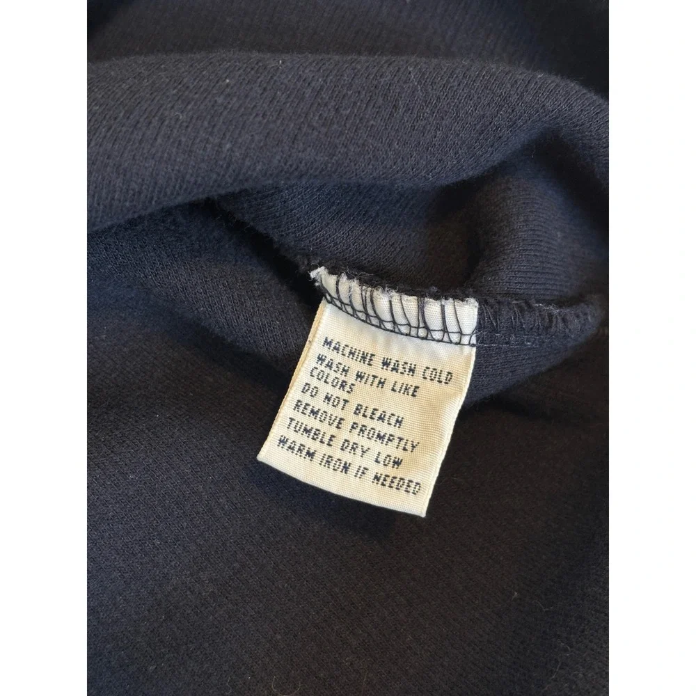 Polo Ralph Lauren Mens XL Navy Blue Quarter Zip 100% Cotton Pullover Sweater